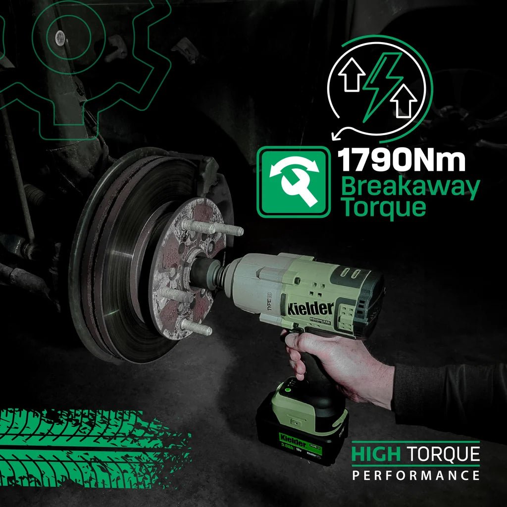 Kielder TYPE18 3 Battery Bundle Box (High Torque Impact Wrench & Ultra Compact Impact Wrench) - Race Rally Supplies