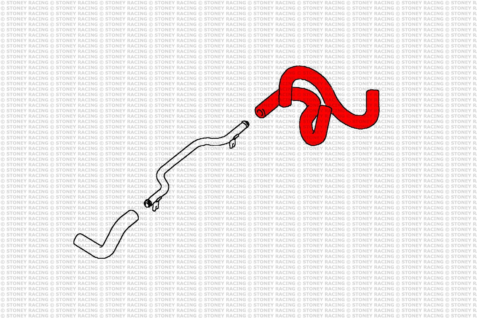 Land Rover Defender 200TDI RHD '89-'91 Silicone Heater Coolant Hose Kit - Race Rally Supplies