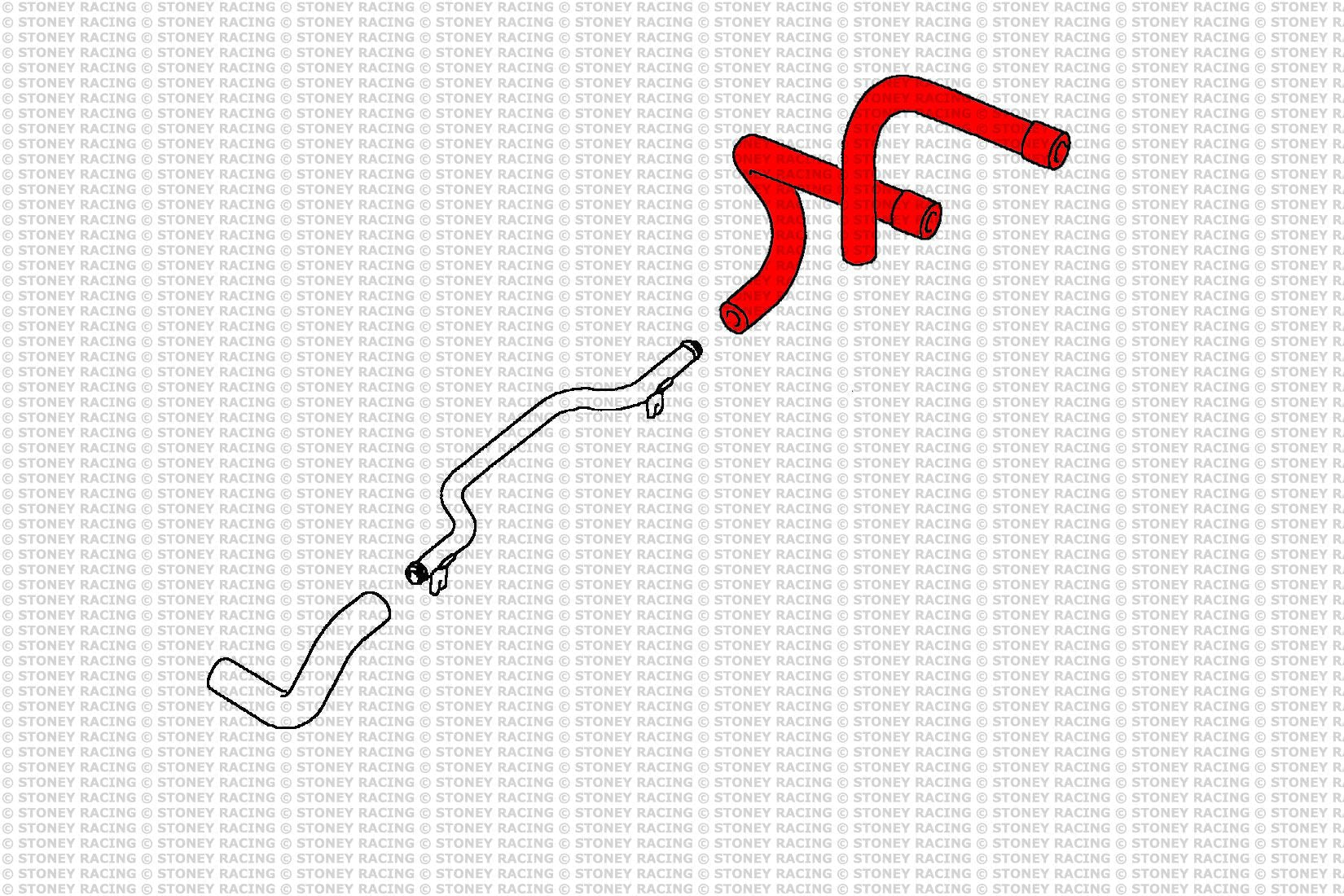Land Rover Defender 200TDI RHD '91-'94 Silicone Heater Coolant Hose Kit - Race Rally Supplies