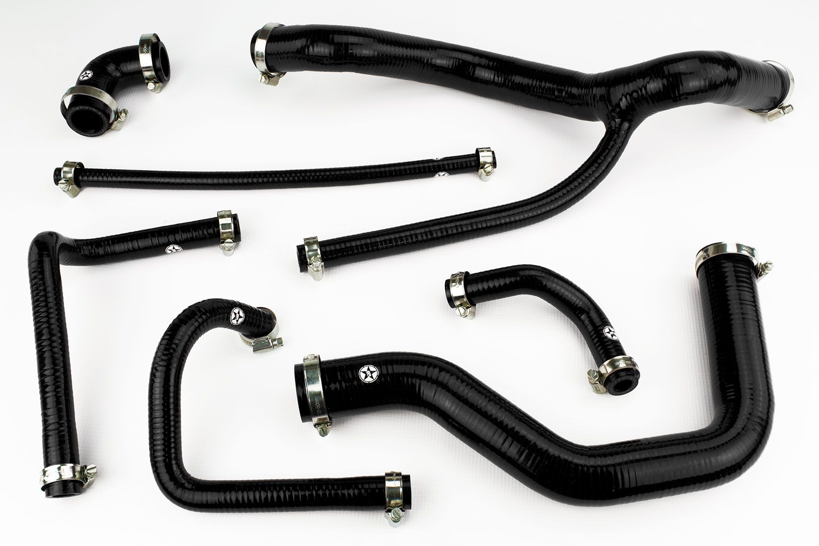 Land Rover Defender 200TDI RHD '91-'94 Silicone Radiator Coolant Hose Kit - Race Rally Supplies