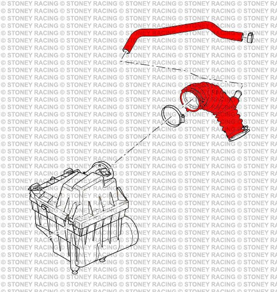 Land Rover Defender Td4 Puma 2.4 TDCi Silicone Air Intake Hose Kit - Race Rally Supplies
