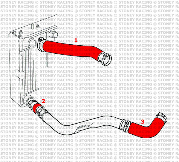 Land Rover Discovery 200TDI Silicone Intercooler Hose Kit - Race Rally Supplies