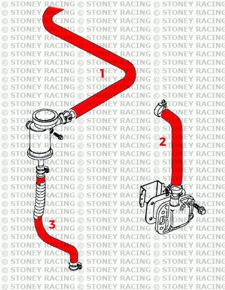 Land Rover Discovery 300TDI Silicone Crankcase Breather Hose Kit - Race Rally Supplies