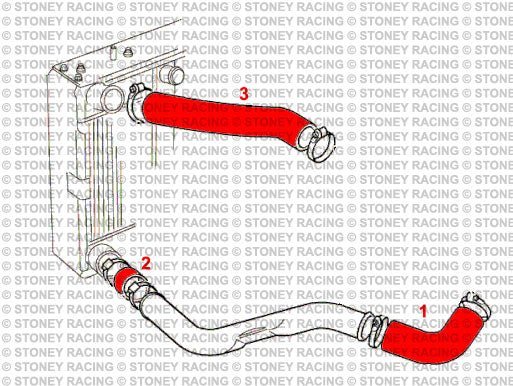 Land Rover Discovery MK1 300TDI Silicone Intercooler Hose Kit - Race Rally Supplies