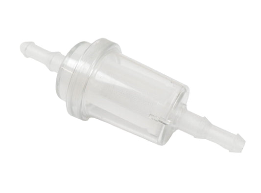 Large Clear Inline Fuel Filter - Race Rally Supplies