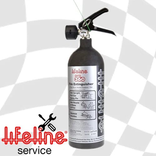 Lifeline ZERO® 360 1.0kg Novec 1230 Hand Held - Service - Race Rally Supplies