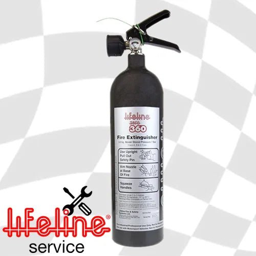 Lifeline ZERO® 360 1.0kg Novec 1230 Hand Held - Service - Race Rally Supplies