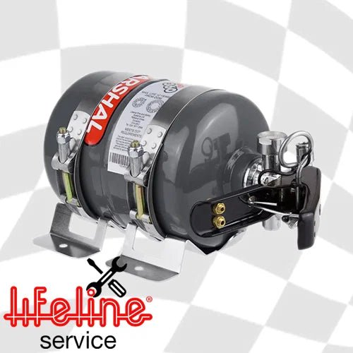 Lifeline ZERO® 360 2.25kg Fire Marshal Mechanical & Electrical Service / Refill - Race Rally Supplies