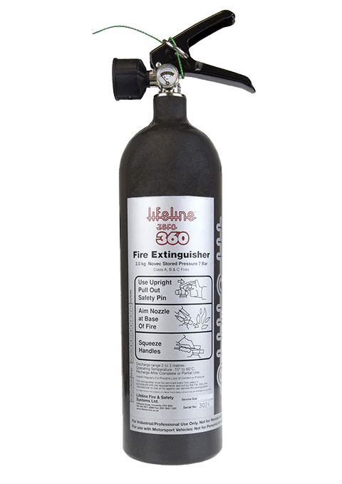 Lifeline Zero 360 Gas Handheld Extinguishers - Race Rally Supplies