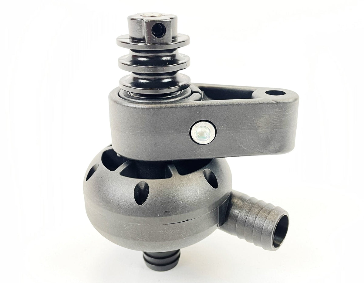 Lightweight Black Plastic Water Pump Suitable for IAME X30 - Race Rally Supplies