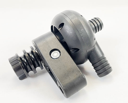 Lightweight Black Plastic Water Pump Suitable for IAME X30 - Race Rally Supplies
