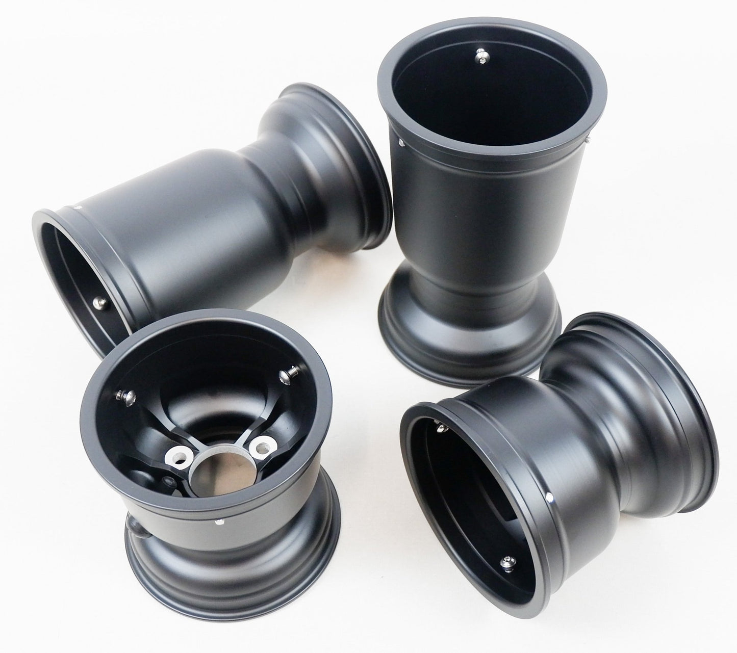 Low Volume Magnesium 130/212mm Slick Wheel Rim Set - Race Rally Supplies