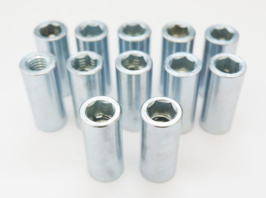 M8 Barrel Nuts for Kart Wheel Hubs - Race Rally Supplies