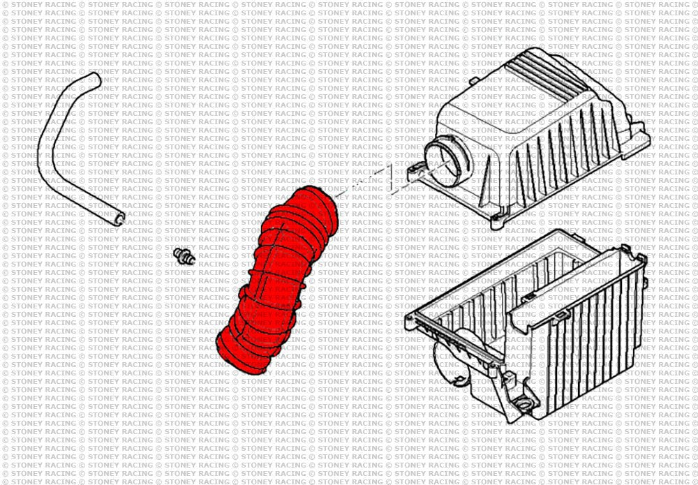 MINI Cooper S MK1 R53/R52 Manual Silicone Air Intake Turbo Hose Kit - Race Rally Supplies