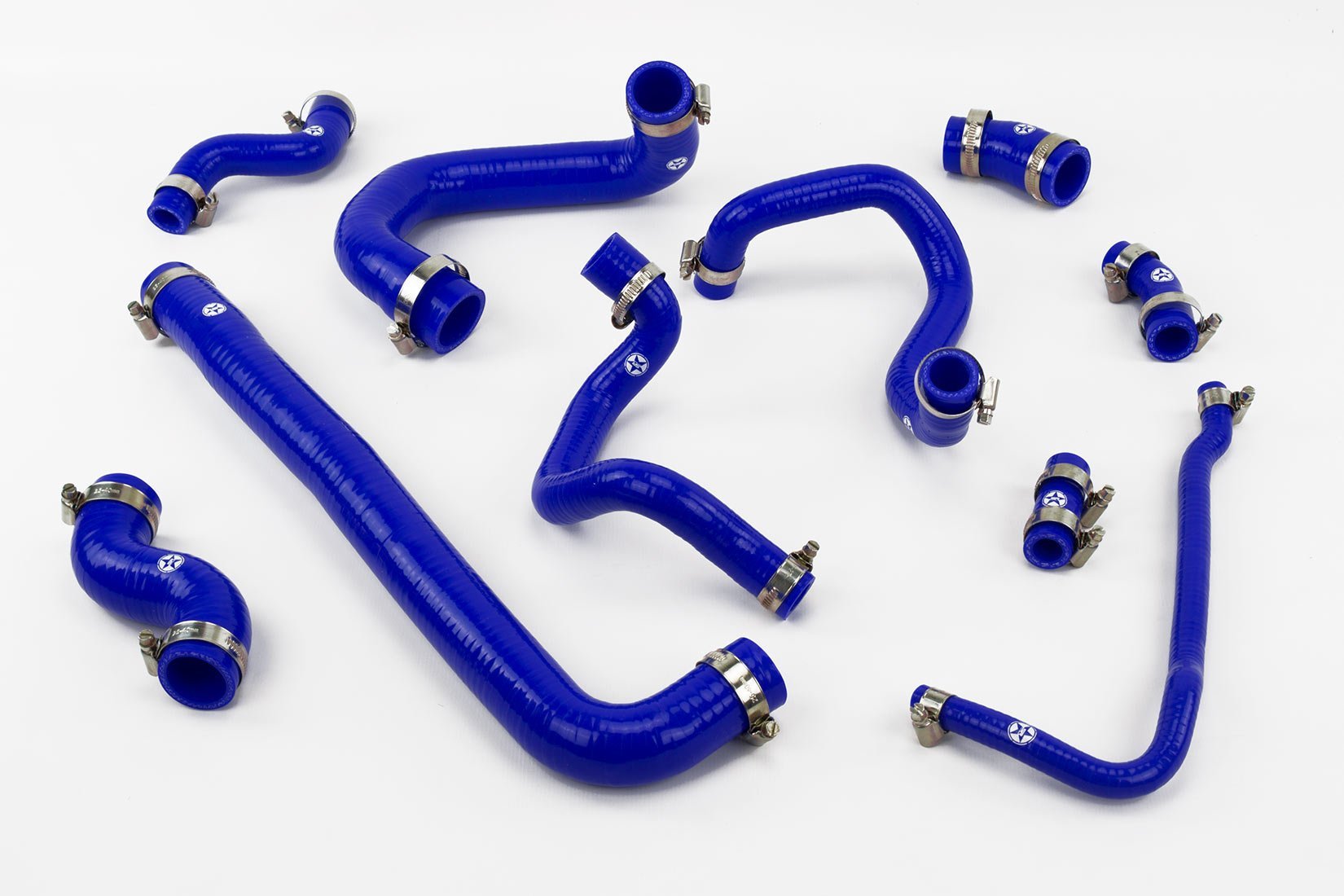 MINI One/Cooper MK1 R50/R52 Non-AC '00-'03 Silicone Radiator Coolant Hose Kit - Race Rally Supplies