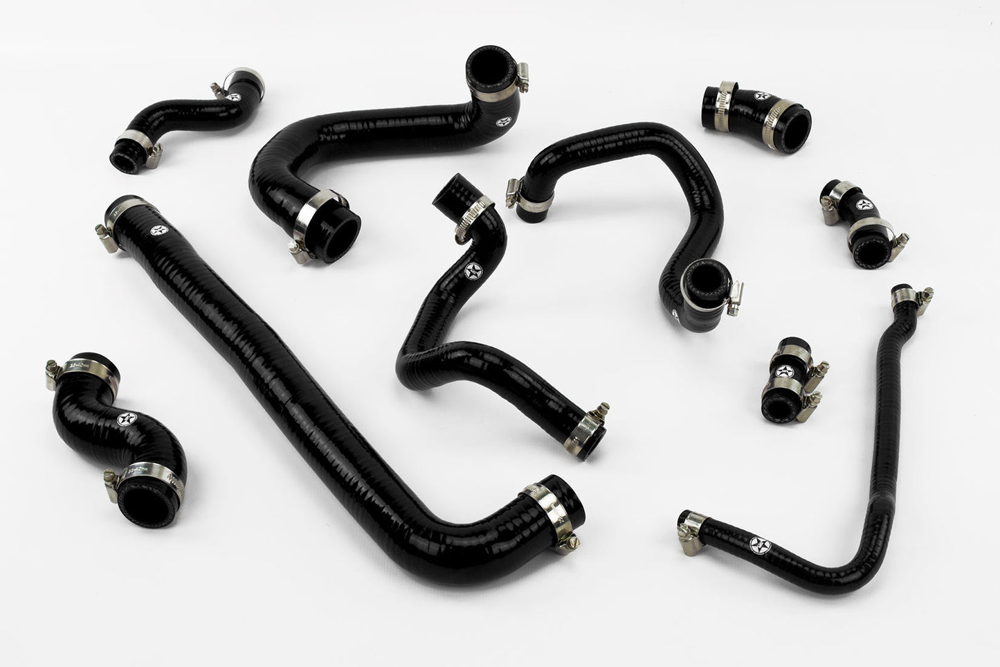MINI One/Cooper MK1 R50/R52 Non-AC '00-'03 Silicone Radiator Coolant Hose Kit - Race Rally Supplies
