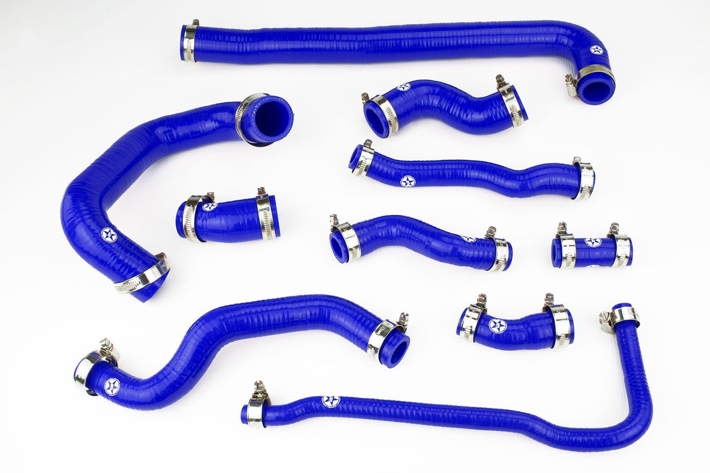MINI One/Cooper MK1 R50/R52 Non-AC '04-'06 Silicone Radiator Coolant Hose Kit - Race Rally Supplies