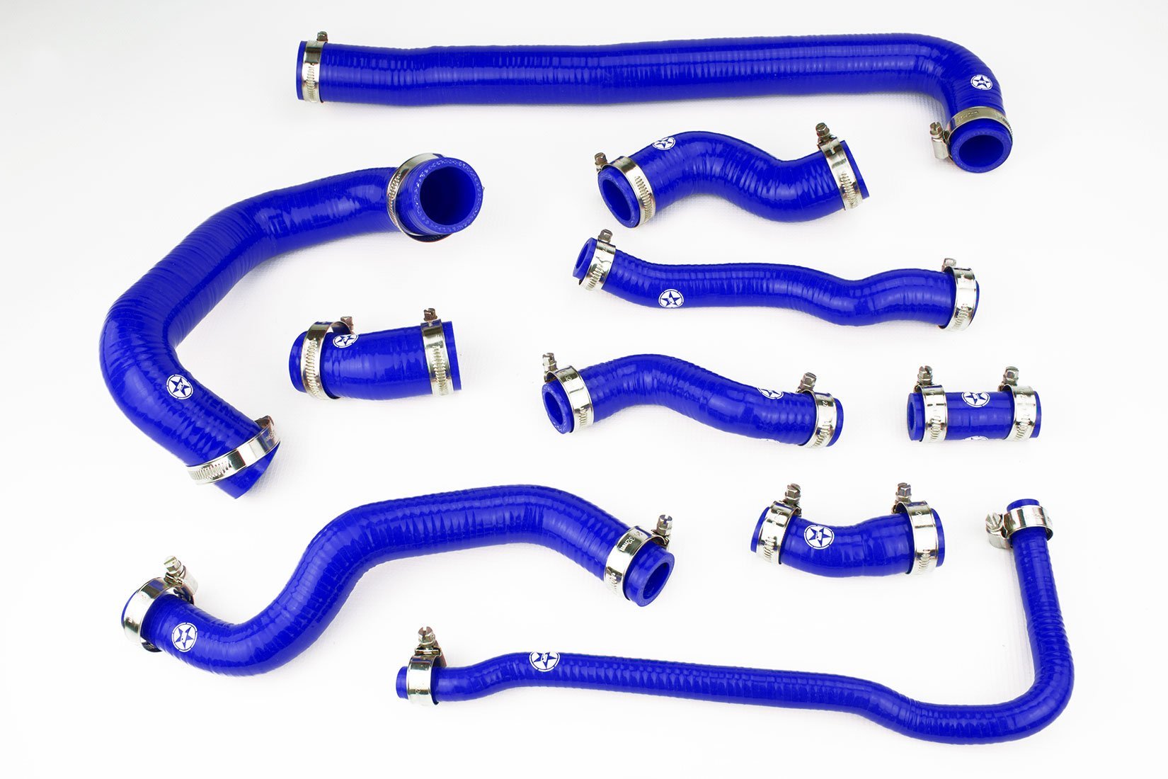MINI One/Cooper MK1 R50/R52 Non-AC '04-'06 Silicone Radiator Coolant Hose Kit - Race Rally Supplies