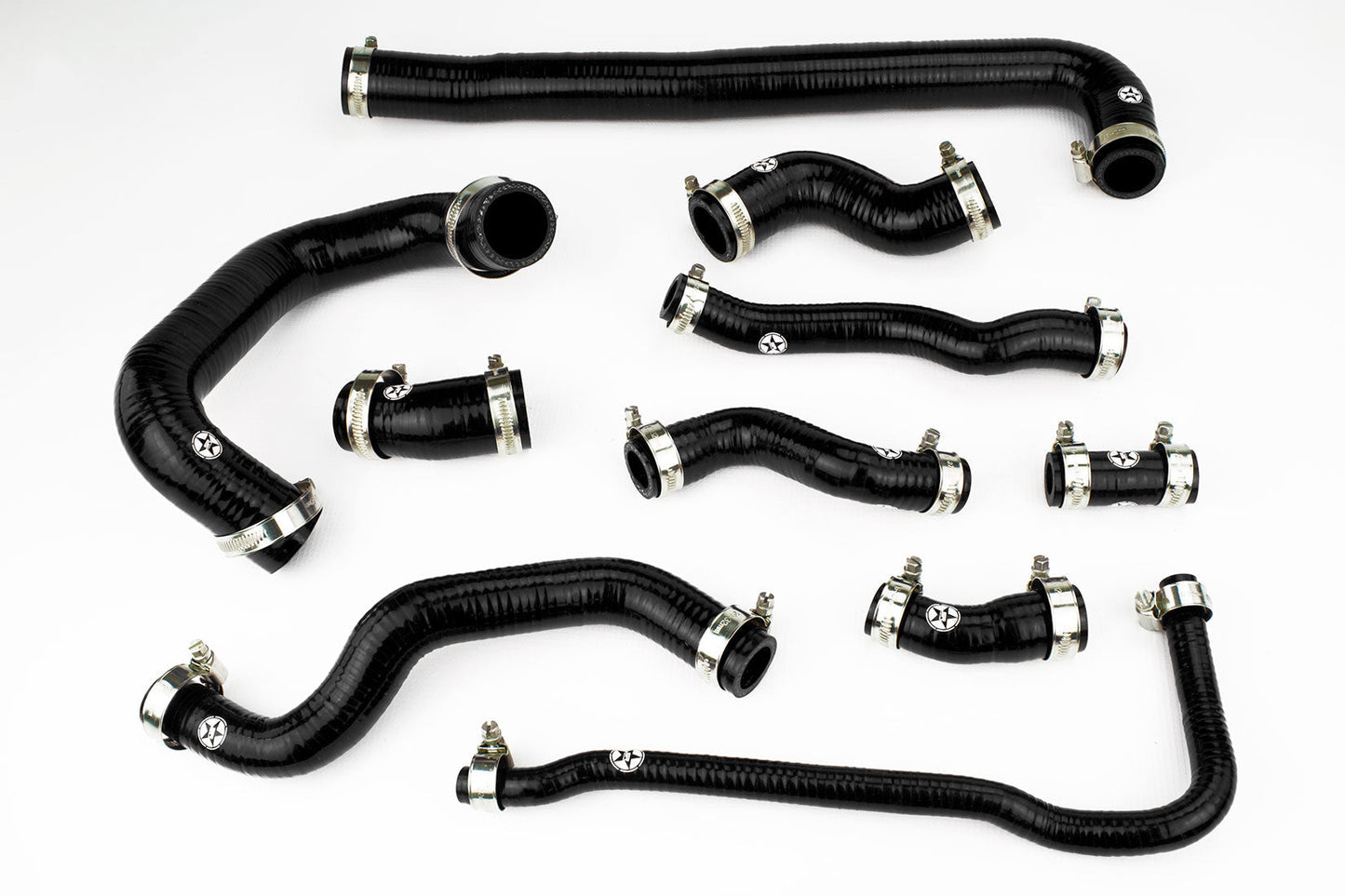 MINI One/Cooper MK1 R50/R52 Non-AC '04-'06 Silicone Radiator Coolant Hose Kit - Race Rally Supplies