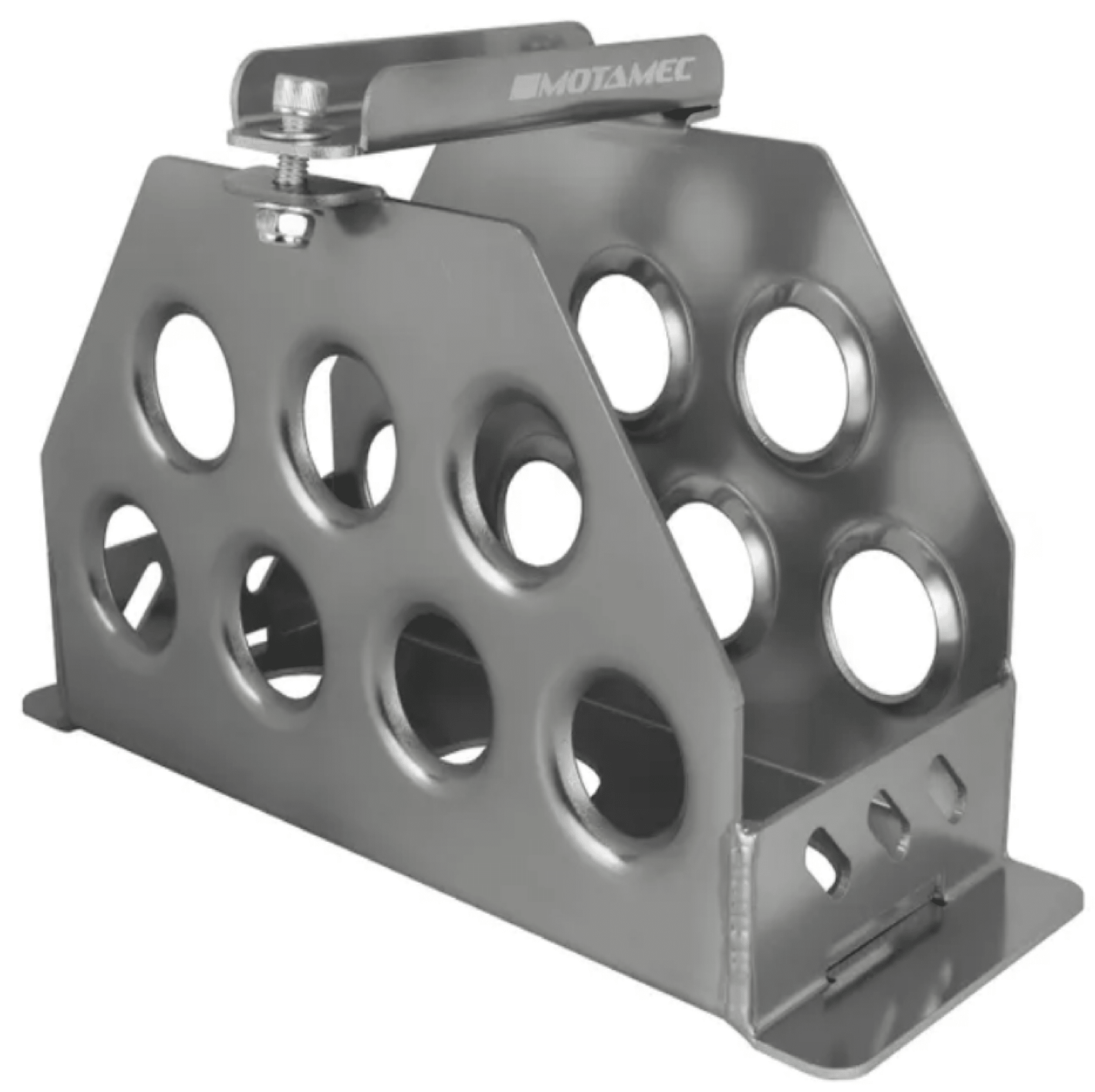 Motamec Alloy Race Battery Tray Red Top 30/40 Vertical Mounting Box Anodised - Race Rally Supplies