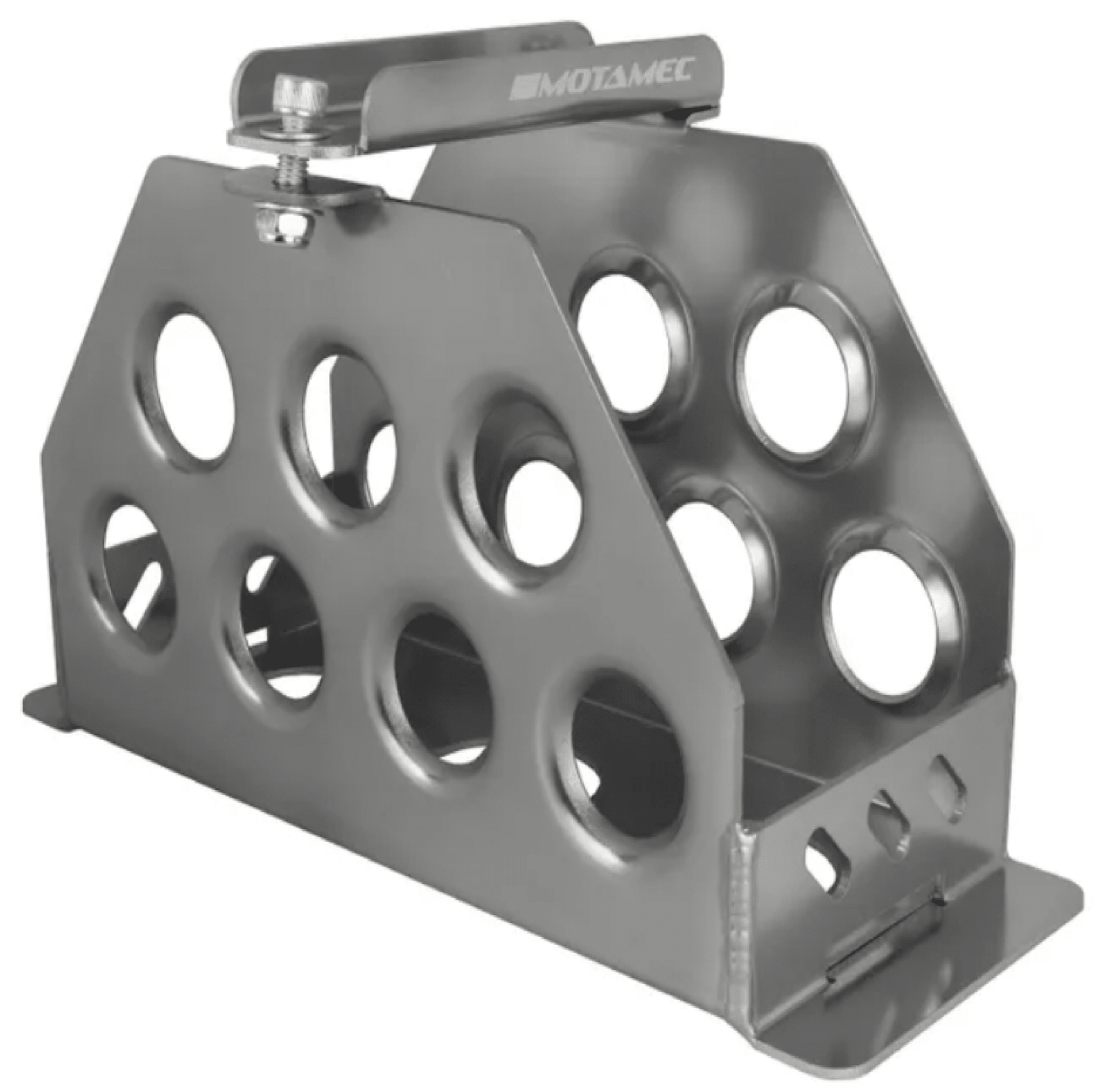 Motamec Alloy Race Battery Tray Red Top 30/40 Vertical Mounting Box Anodised - Race Rally Supplies