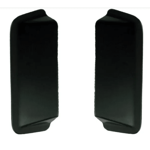 Motamec Alloy Rear Lamp Protectors - Back Light Side Skids - Anodised Black to suit Escort Mk2 or universal - Race Rally Supplies