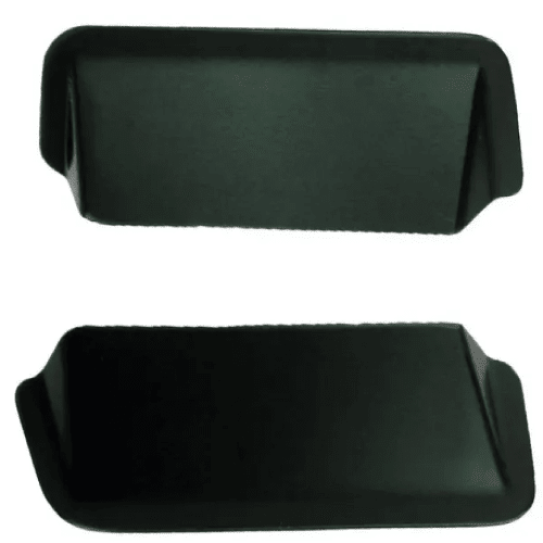 Motamec Alloy Rear Lamp Protectors - Back Light Side Skids - Anodised Black to suit Escort Mk2 or universal - Race Rally Supplies