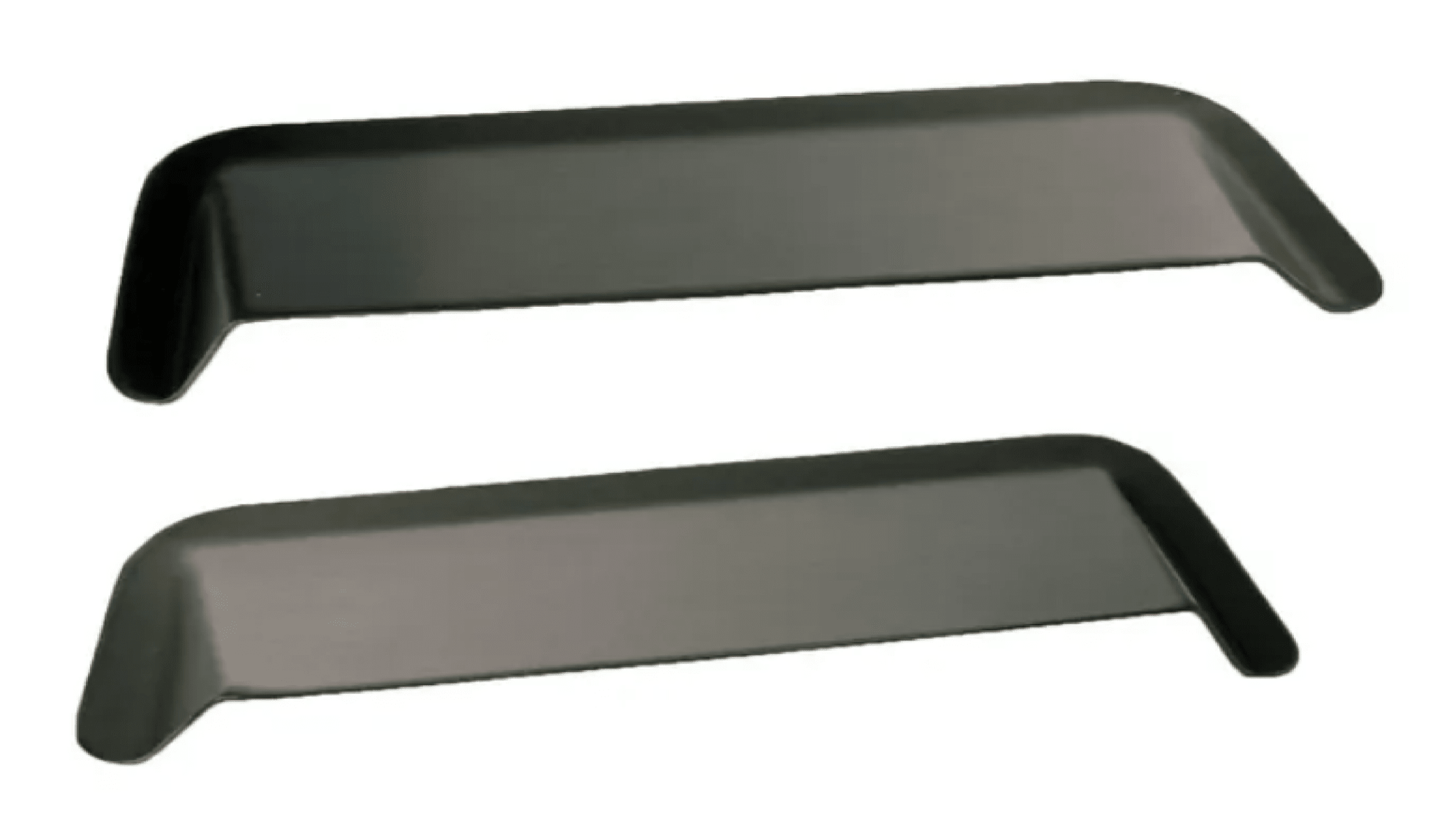Motamec Alloy Rear Lamp Protectors - Back Light Side Skids - Plain Aluminium to suit Escort Mk2 or universal - Race Rally Supplies