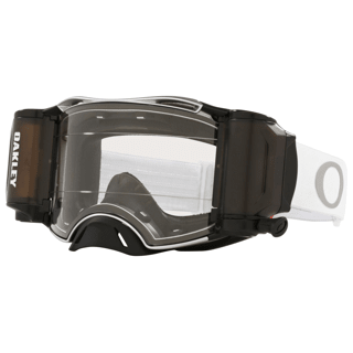 Oakley Airbrake Tuff Blocks White Roll Off Autograss/ MX Goggle - Race Rally Supplies