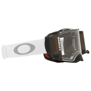 Oakley Airbrake Tuff Blocks White Roll Off Autograss/ MX Goggle - Race Rally Supplies