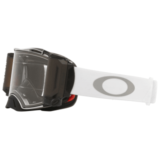 Oakley Airbrake Tuff Blocks White Roll Off Autograss/ MX Goggle - Race Rally Supplies