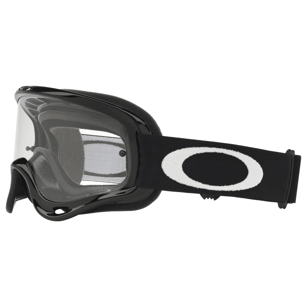 Oakley O Frame XS Jet Black MX Goggles – Youth & Small Face Fit - Race Rally Supplies