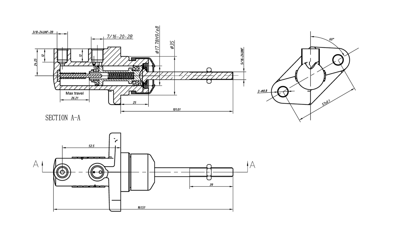 obp Compact Master Cylinder - Race Rally Supplies