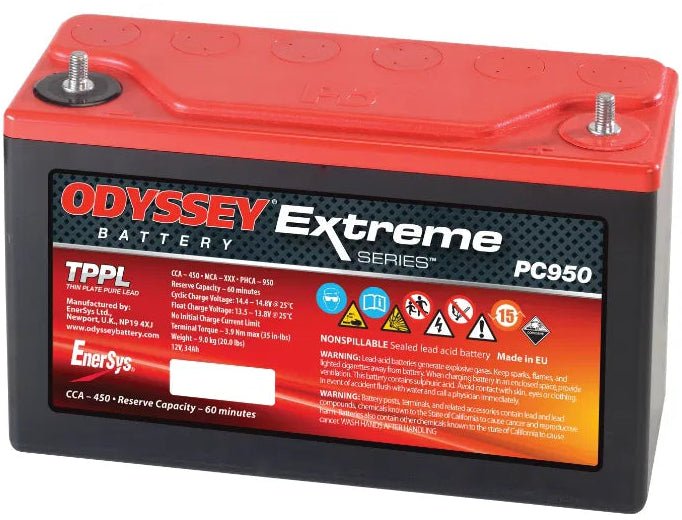 Odyssey PC950 Extreme Racing Battery ER - 30 - Race Rally Supplies