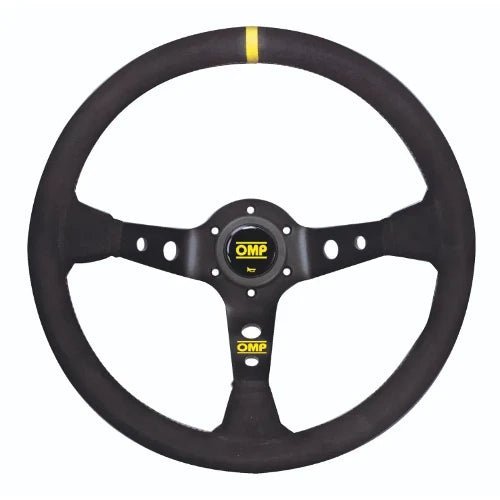 OMP Corsica Scamosciato 350mm steering wheel - 95mm Dish - Race Rally Supplies