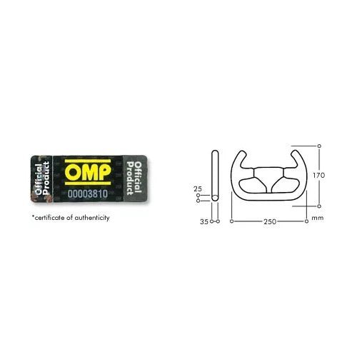 OMP Indy open steering wheel U shaped steering wheel - Race Rally Supplies