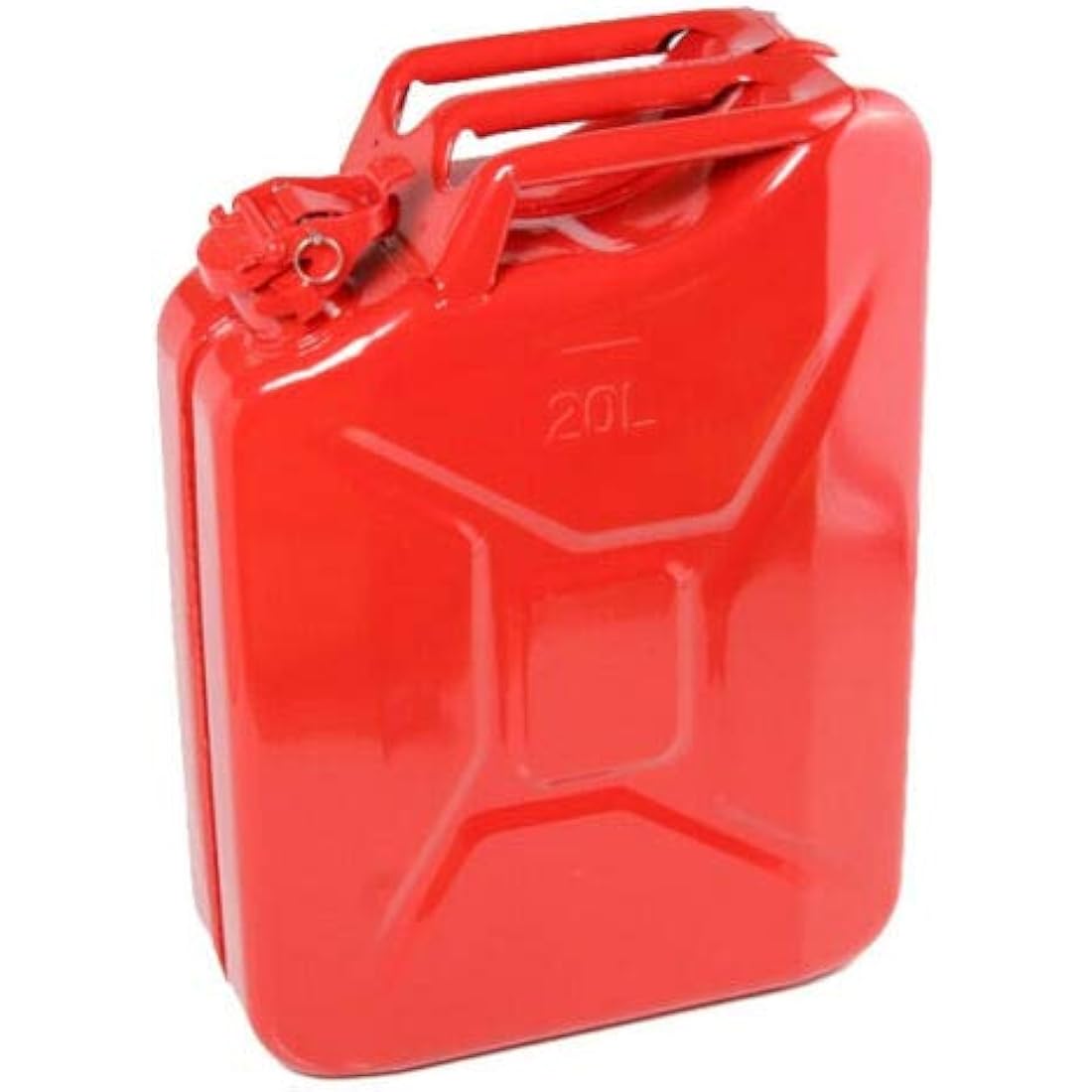 Opticare 20 Litre Red Metal Jerry Can (UN Approved, GS/TUV Certification) - Race Rally Supplies