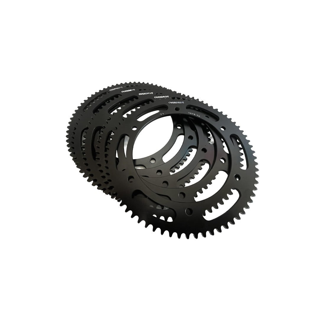 OverDrive Kart Sprockets – 7075 Alloy Racing Sprockets (71T–84T) - Race Rally Supplies