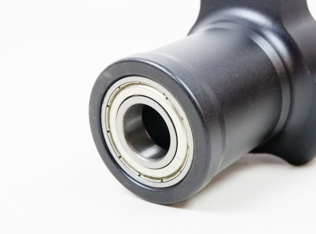 Pair of Black 17mm x 95mm Front Hubs - Race Rally Supplies