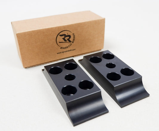 Pair of Flush Fitting Engine Mount Clamps 30mm x 92mm - Race Rally Supplies