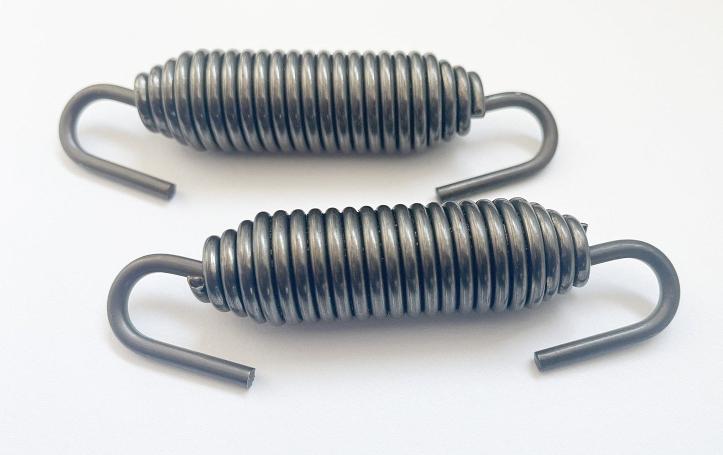 Pair of Swivel End High Tension 75mm Exhaust Springs - Race Rally Supplies
