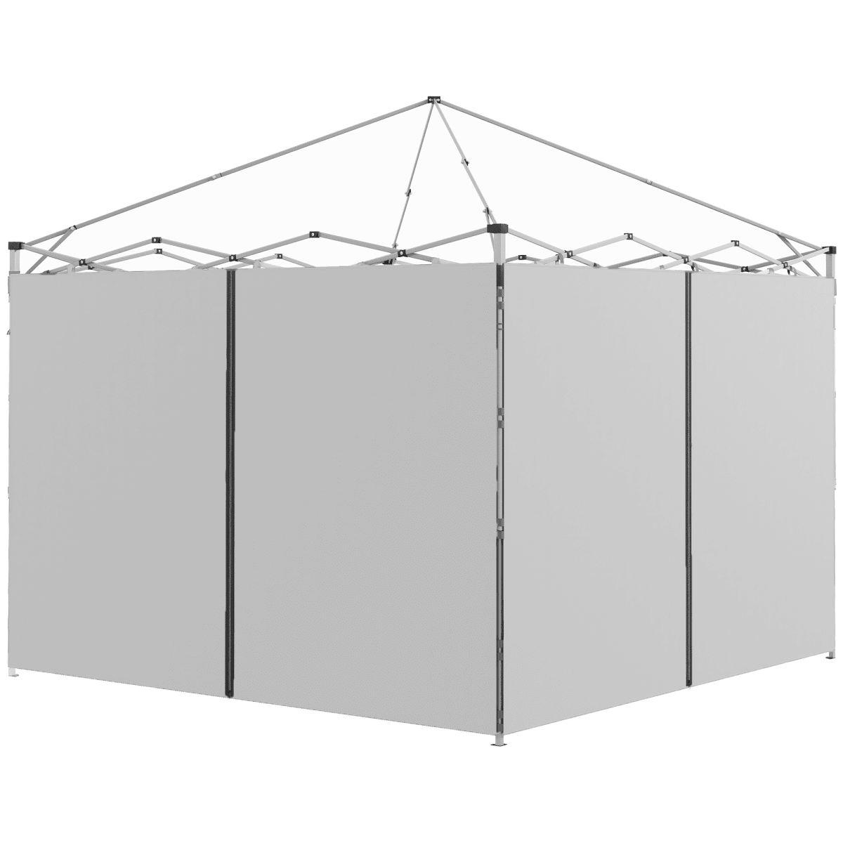 Pop Up Gazebo Side Panels, with Zipped Doors, Beige 3x3(m) or 3x6m - Race Rally Supplies