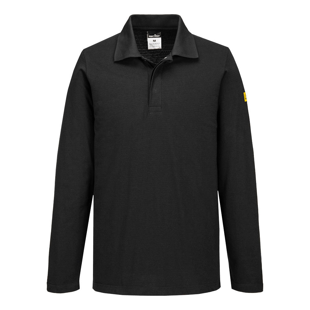 Portwest Anti - Static ESD Polo Shirt L/S - Race Rally Supplies