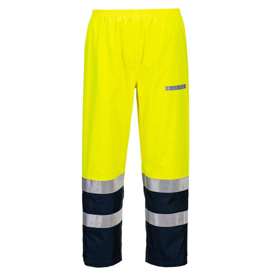 Portwest Bizflame Rain+ Hi-Vis Multi-Norm Contrast FR Trousers - Race Rally Supplies
