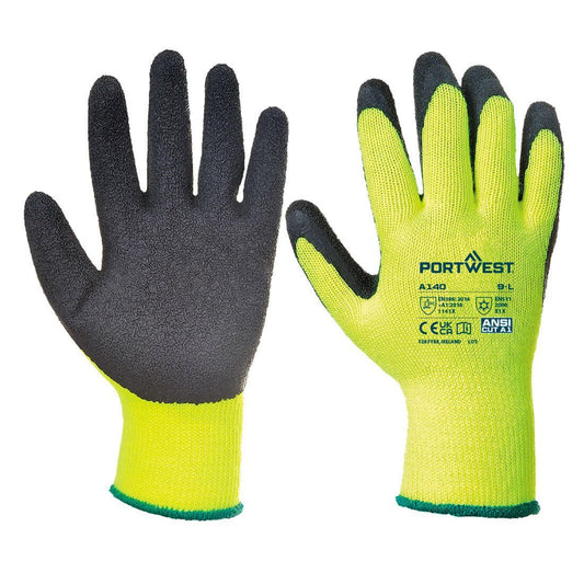 Portwest Cold 10 Latex Crinkle Glove - Race Rally Supplies