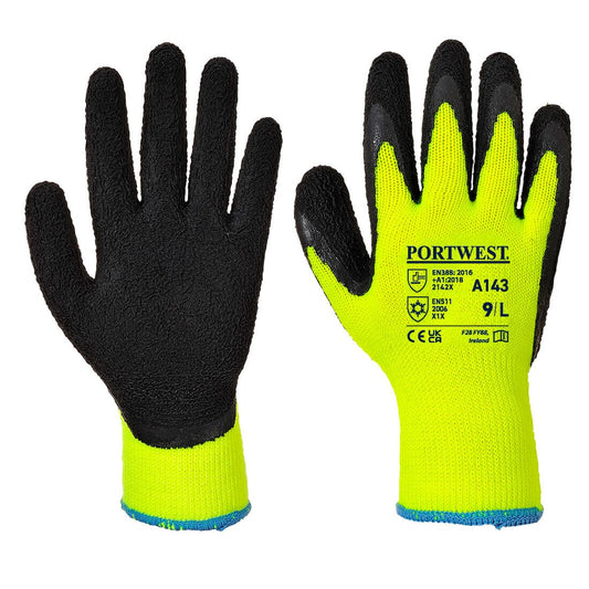 Portwest Cold 10 Latex Foam Glove - Race Rally Supplies