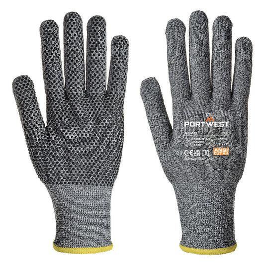 Portwest Cut D13 PVC Dot Glove - Race Rally Supplies