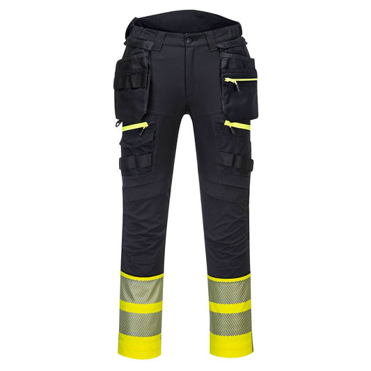 Portwest DX4 Hi-Vis Detachable Holster Pocket Class 1 Trousers - Race Rally Supplies