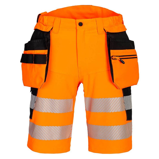 Portwest DX4 Hi-Vis Holster Pocket Shorts - Race Rally Supplies