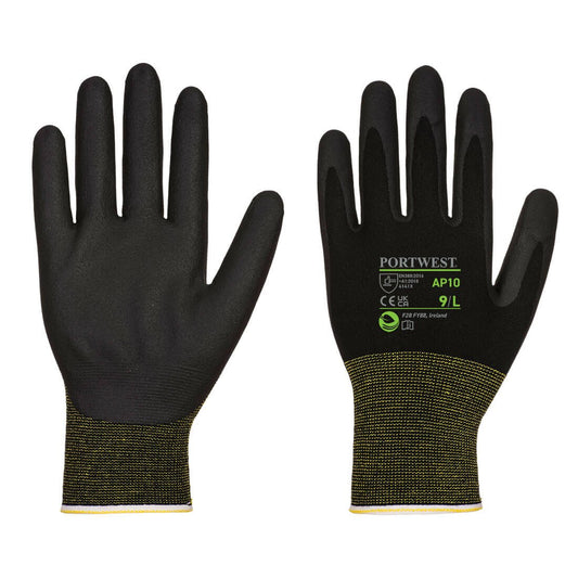 Portwest Grip 15 Foam Nitrile Bamboo Glove - Race Rally Supplies